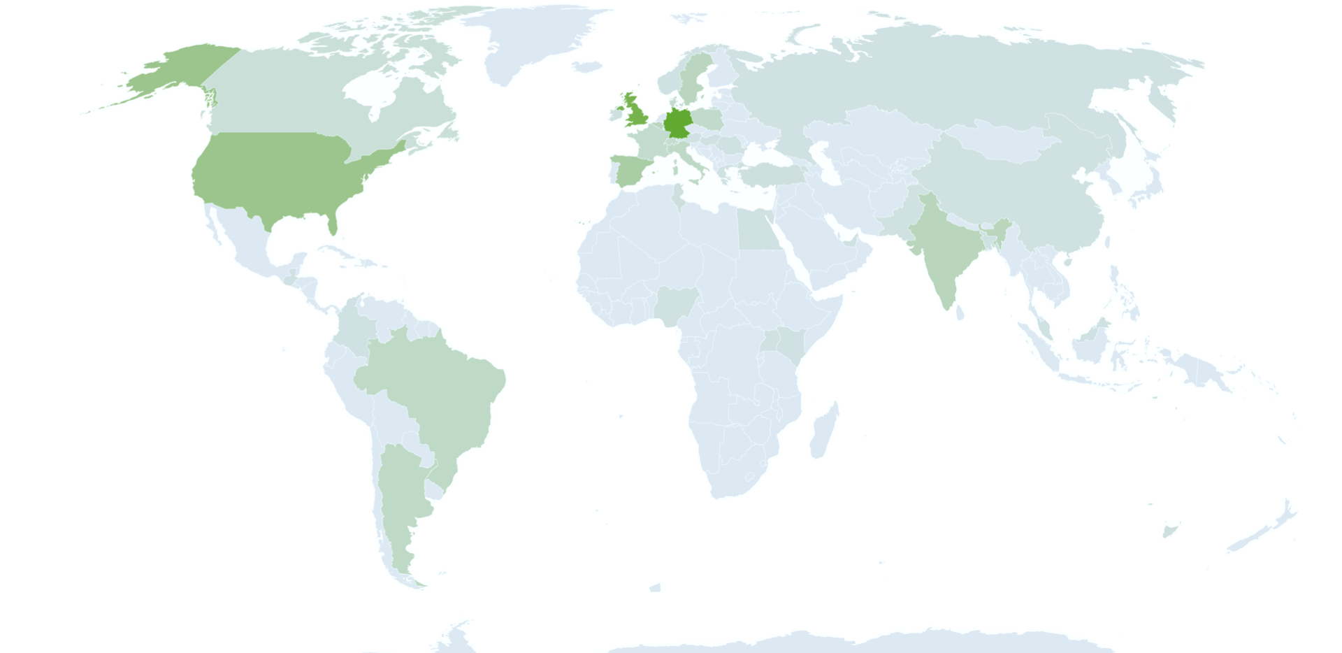 Attendee locations