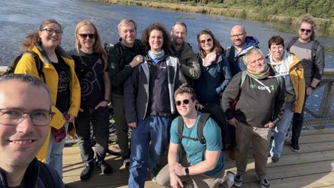 nf-core core team group photo taken during the 2025 retreat in Stockholm, Sweden.