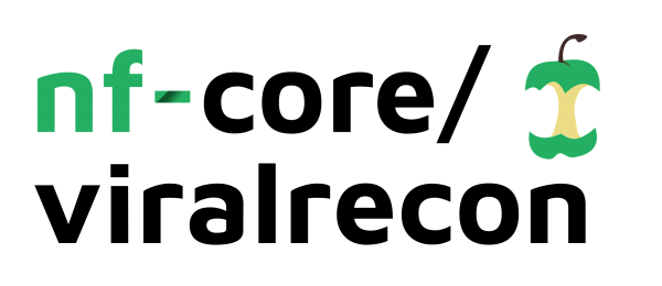 nf-core viralrecon logo