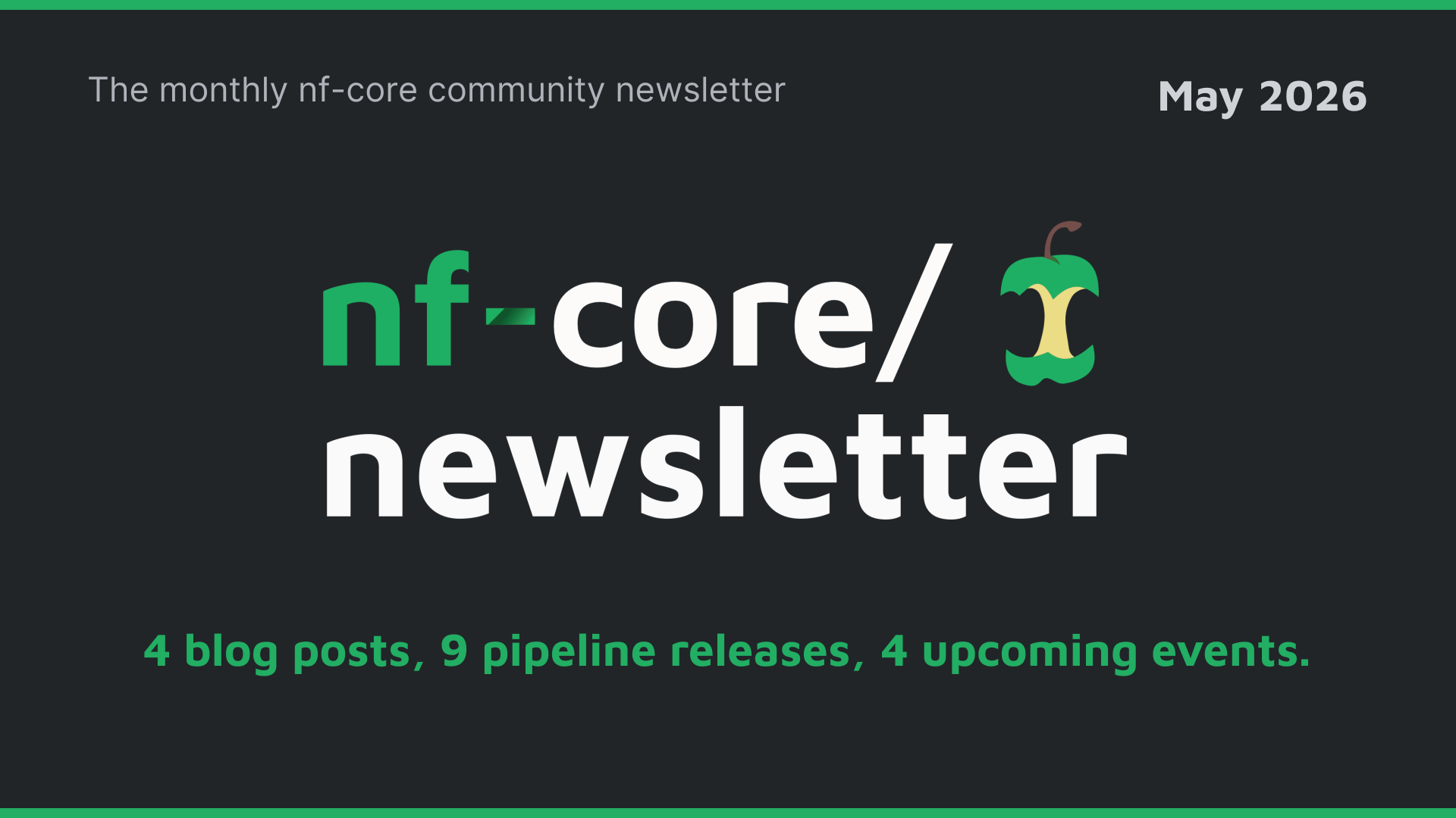 nf-core newsletter — May 2026